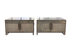 Modern Chelsea 2-Drawer/2-Door Buffet with Forged Metal Handles by Ercole Home