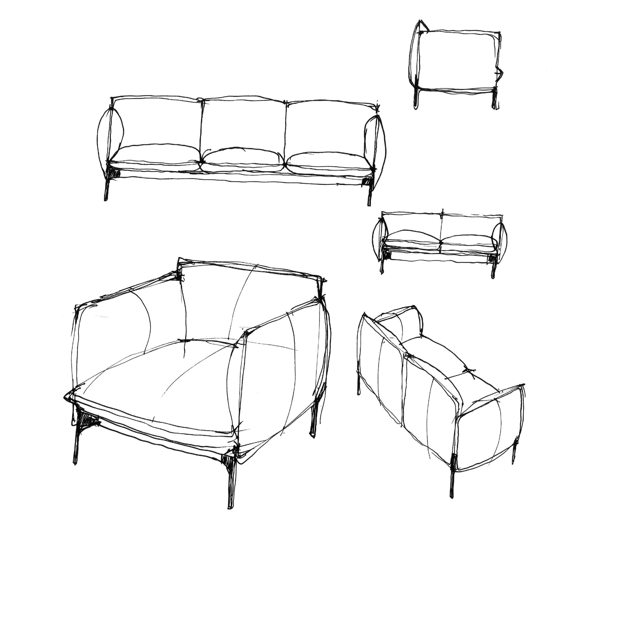 Customizable CoEdition Palm Springs Sofa by Anderssen & Voll For Sale 1