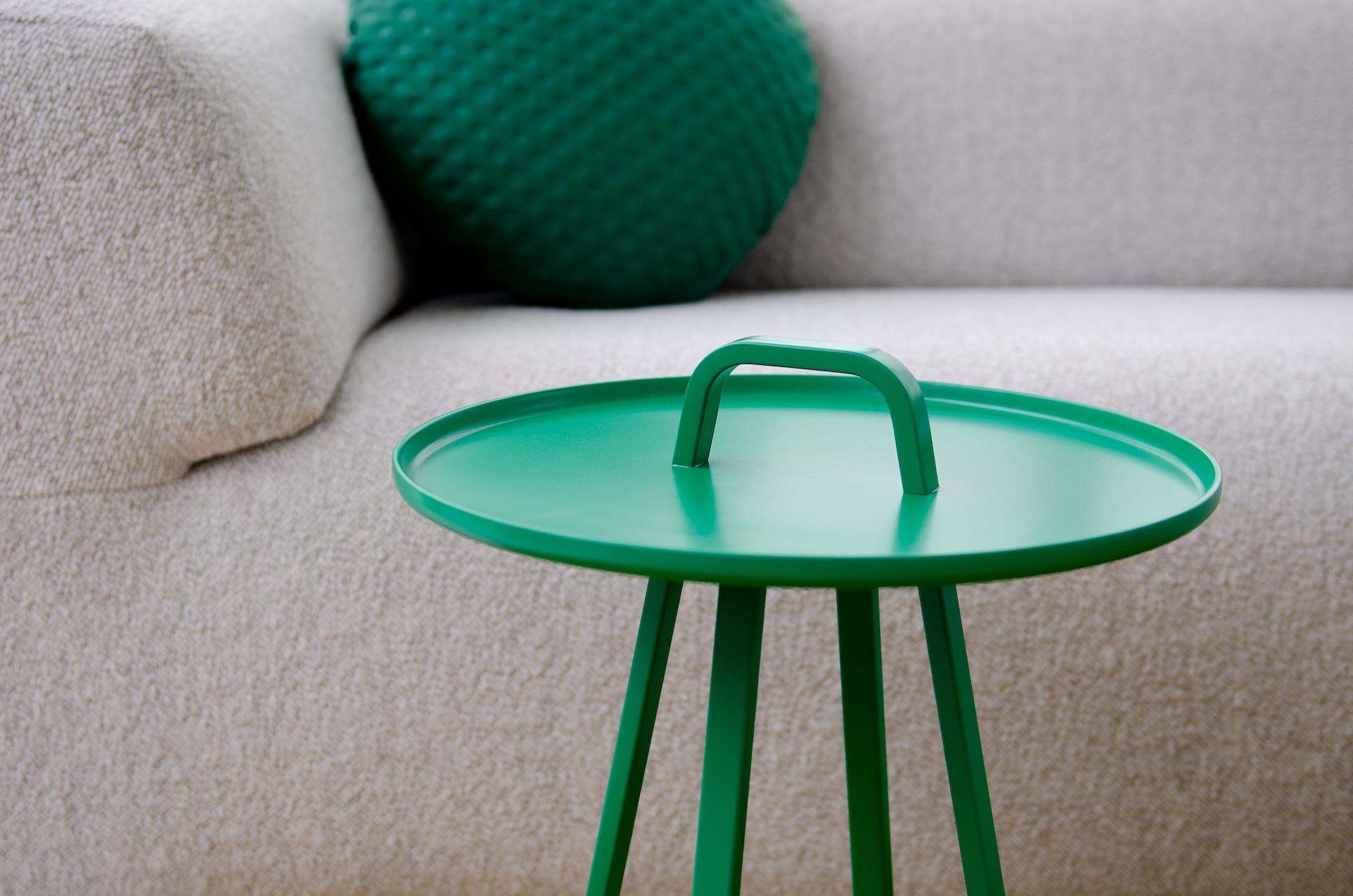 SET OF TWO Customizable Color Montis Tor Tables by AMBIE & VANHENGEL For Sale 11