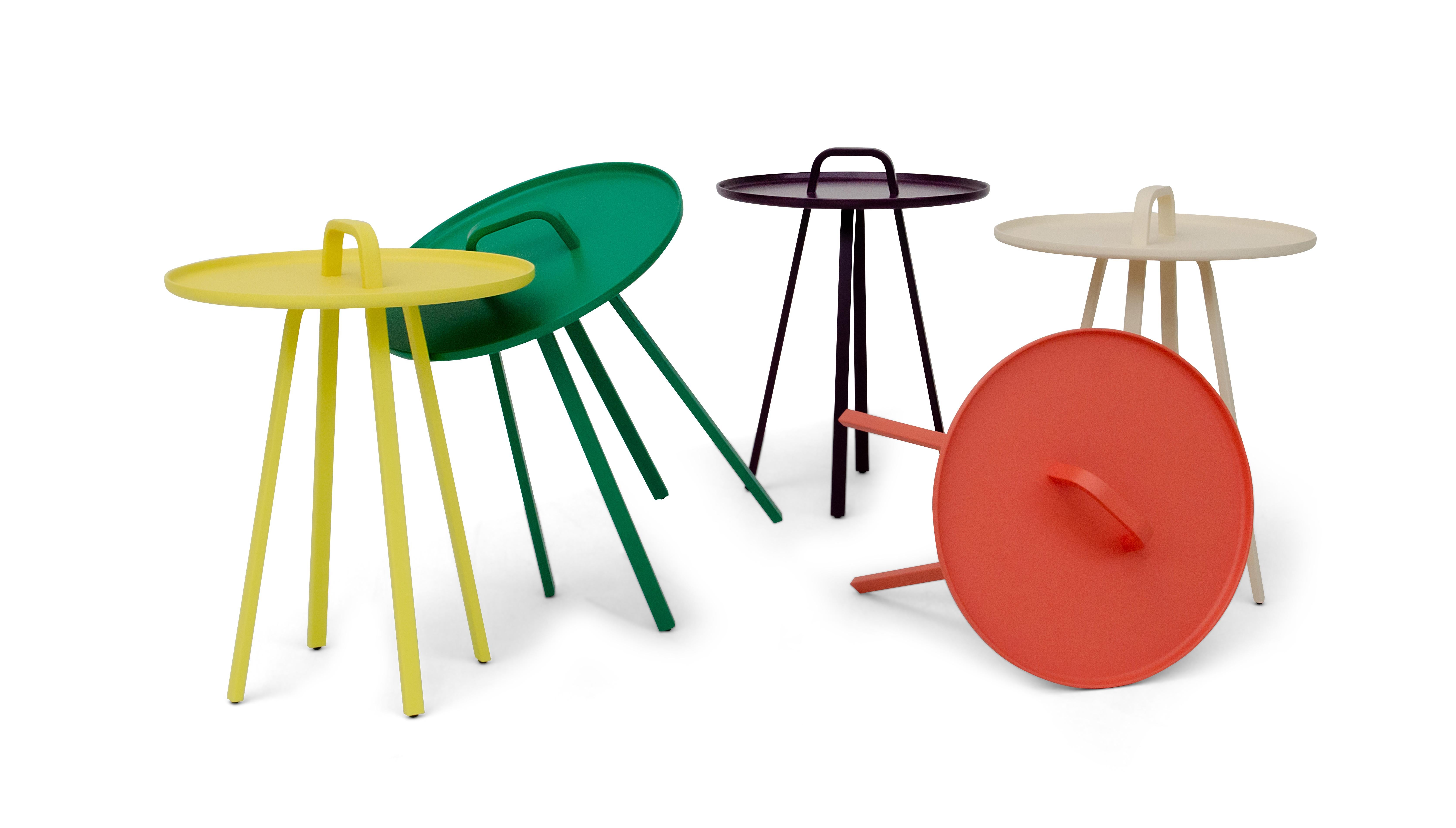 Dutch SET OF TWO Customizable Color Montis Tor Tables by AMBIE & VANHENGEL For Sale