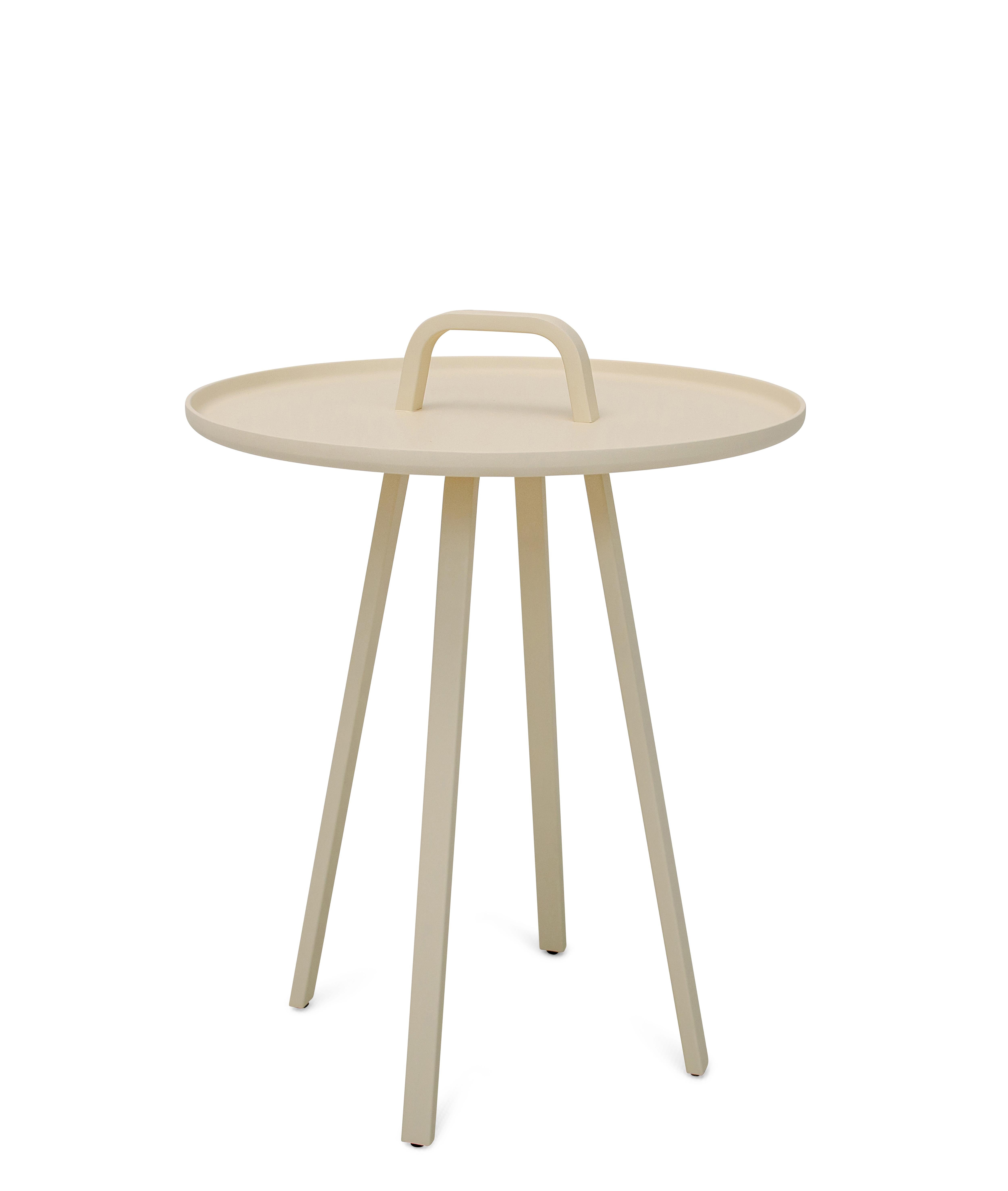 SET OF TWO Customizable Color Montis Tor Tables by AMBIE & VANHENGEL In New Condition For Sale In New York, NY