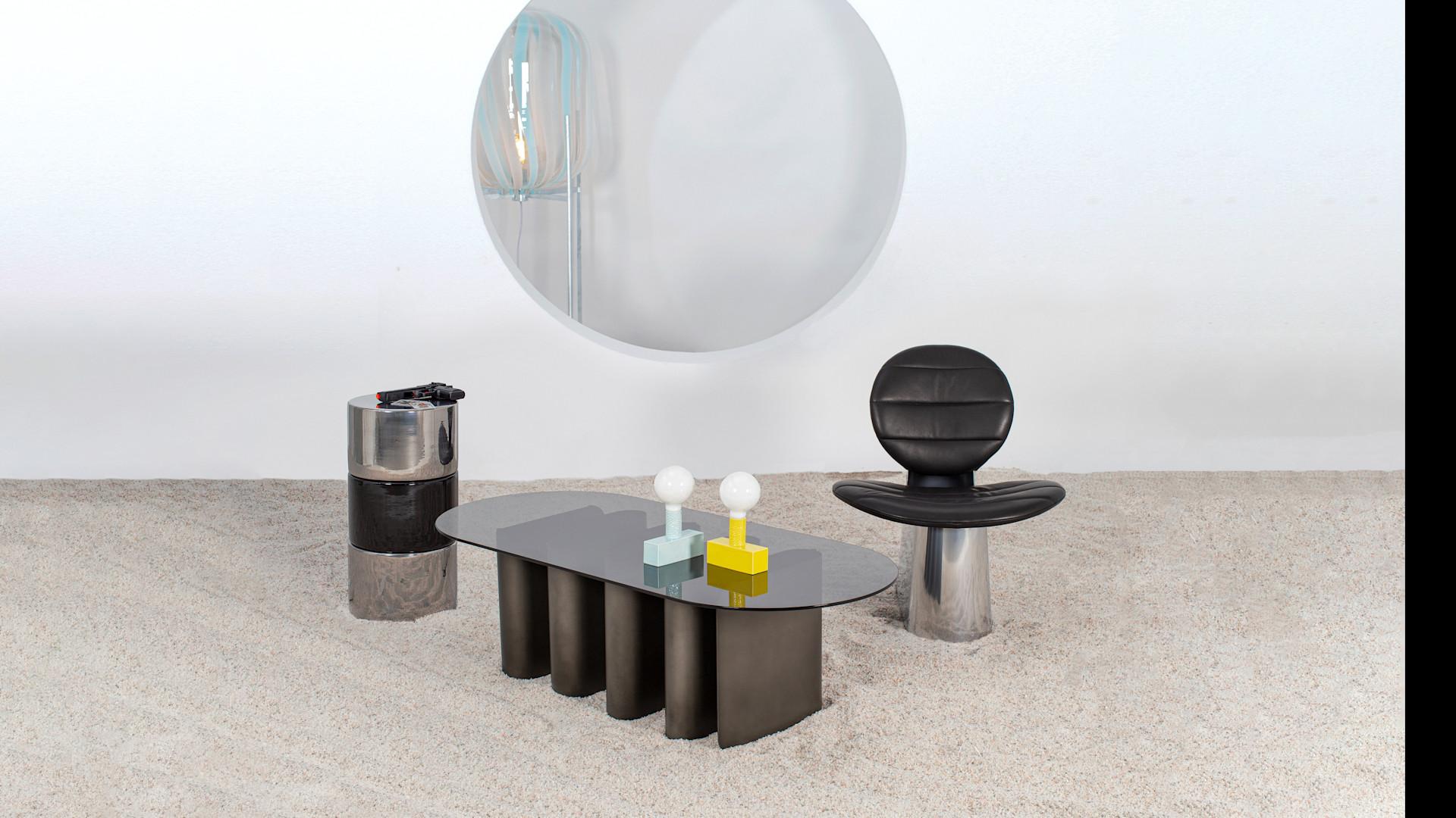 Steel Customizable Color Pulpo TAVOLO2 Dining Table by Julia Chiaramonti For Sale
