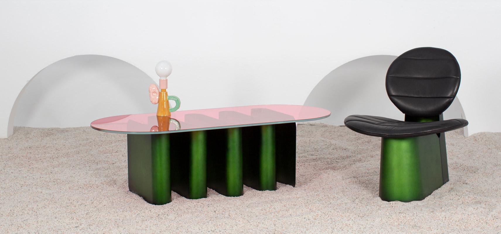 Customizable Color Pulpo TAVOLO2 Dining Table by Julia Chiaramonti For Sale 1