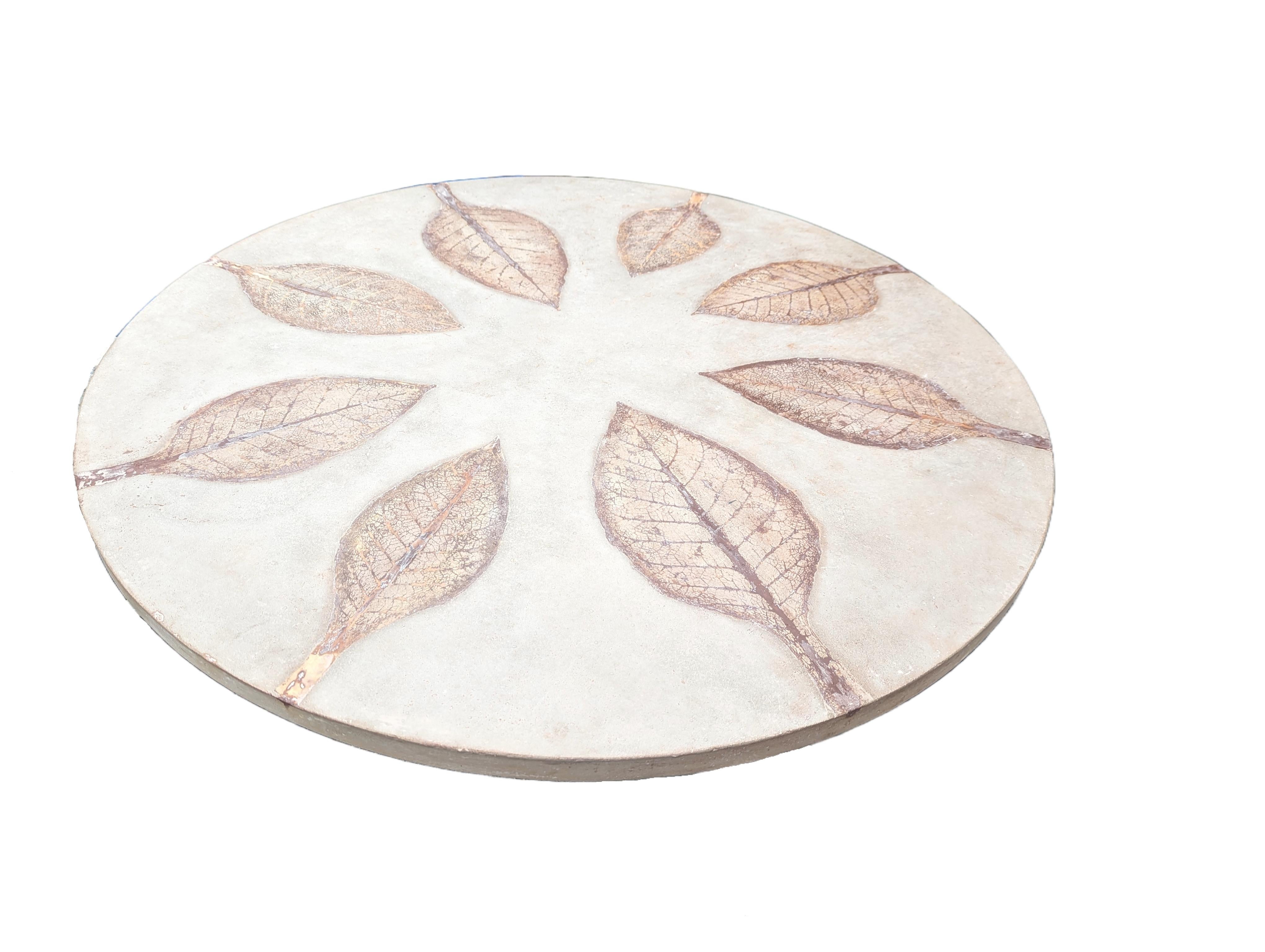 Customizable Concrete Round Pillar Dining Tables For Sale 2