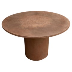 Customizable Concrete Round Pillar Dining Tables