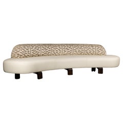 Customizable Curved Upholstered Dining Banquette from Costantini, Evangelina