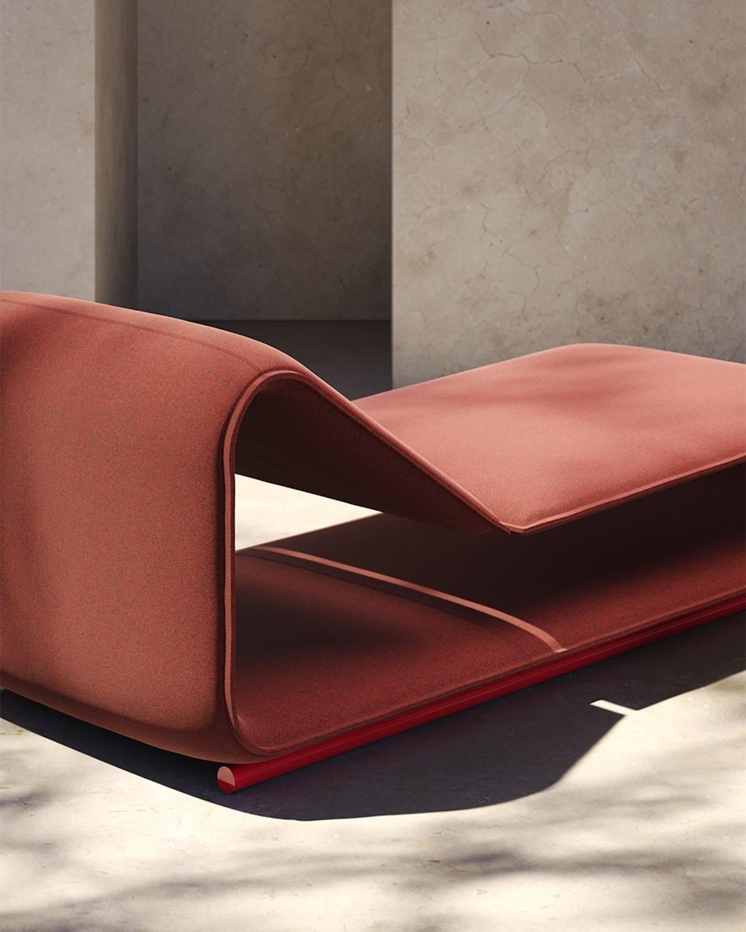 Anpassbare Desalto Clip Chaise Longue von Francesco Rota im Angebot 2