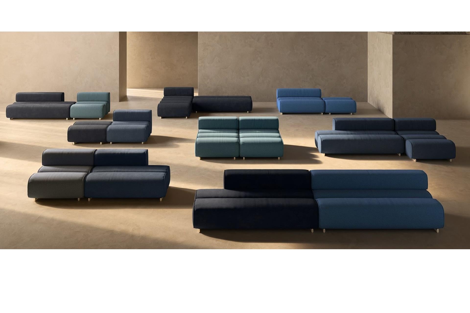Chaise longue personnalisable Desalto Unlimited de Francesco Rota en vente 8
