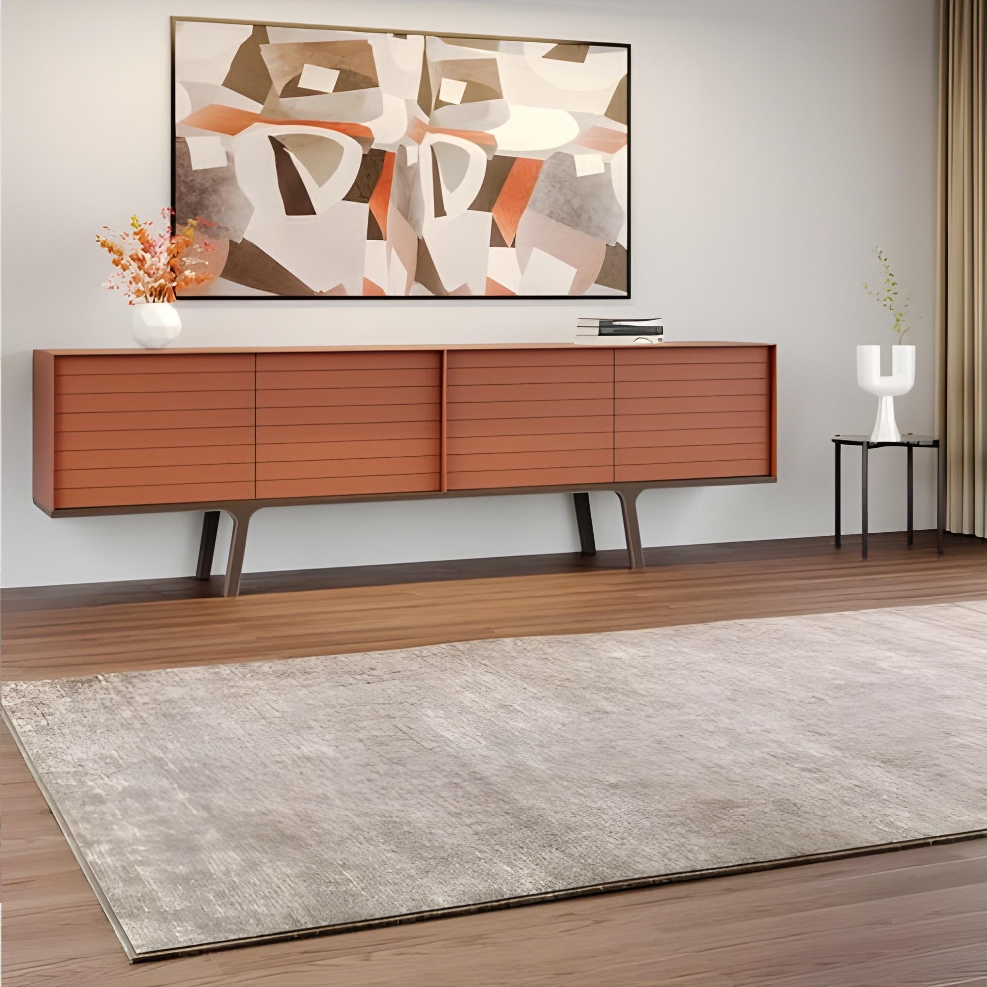 Anpassbares Designer-Sideboard in Goldgelbem Lack im Angebot 2