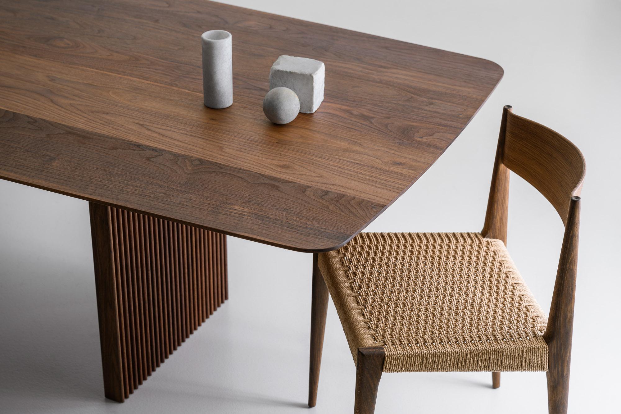 Table de salle à manger personnalisable 'Ten', Oak Oak fumé ou Walnut, 270, Rectangulaire Neuf - En vente à Paris, IDF