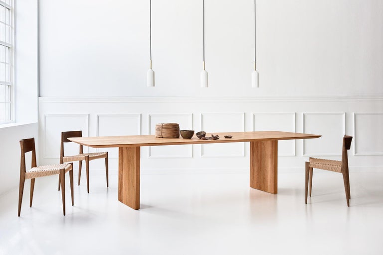 Customizable Dining Table TEN, More Sizes, More Wood Finishes In New Condition For Sale In Paris, FR