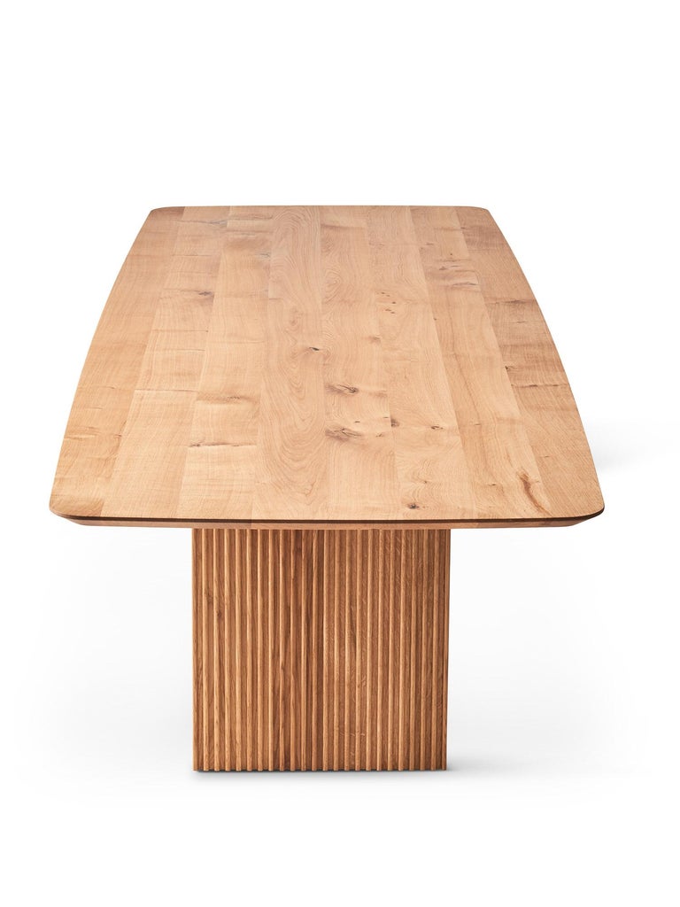 Customizable Dining Table TEN, More Sizes, More Wood Finishes For Sale 2