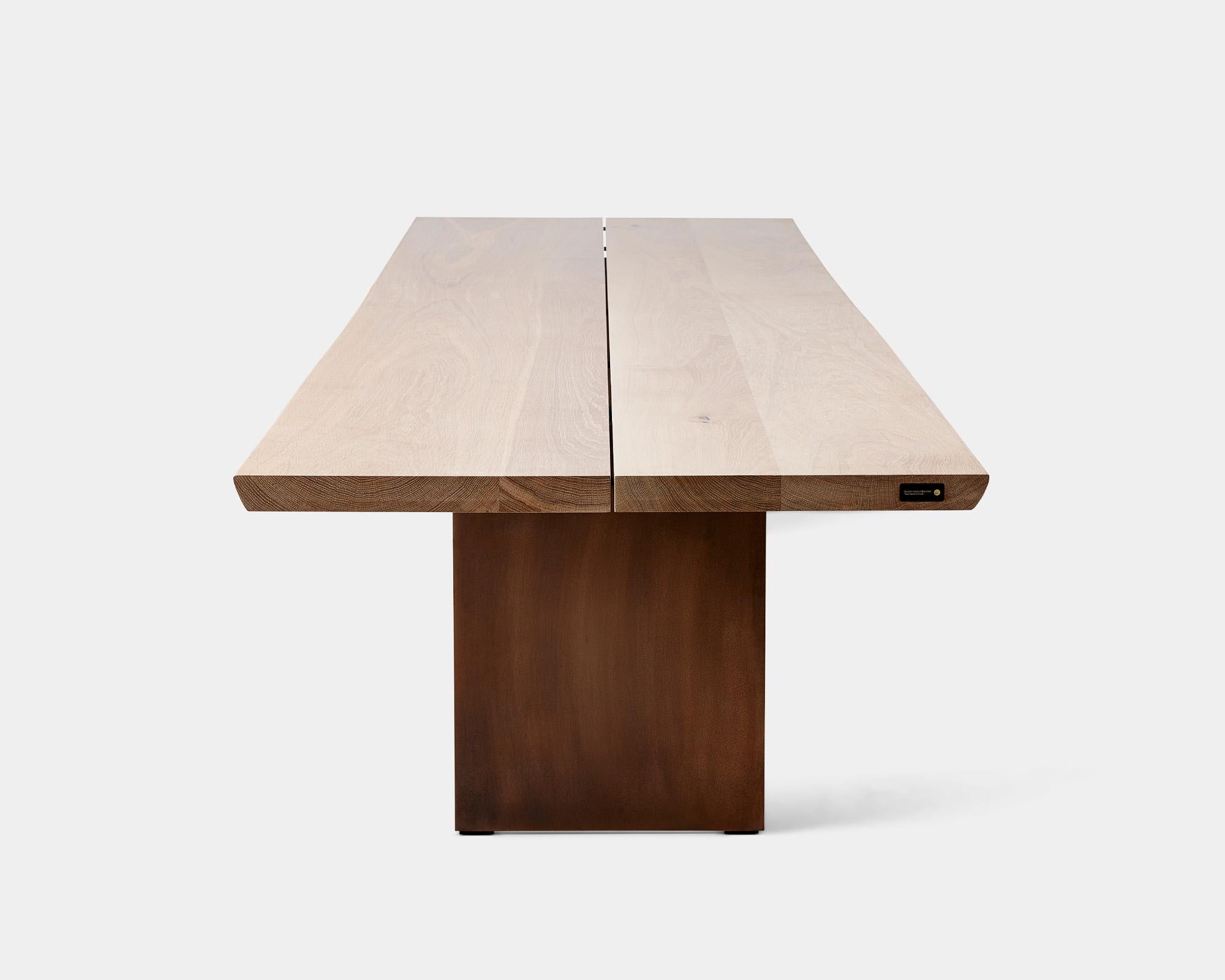 Contemporary Customizable Dining Table Tree, More Sizes, More Finishes For Sale