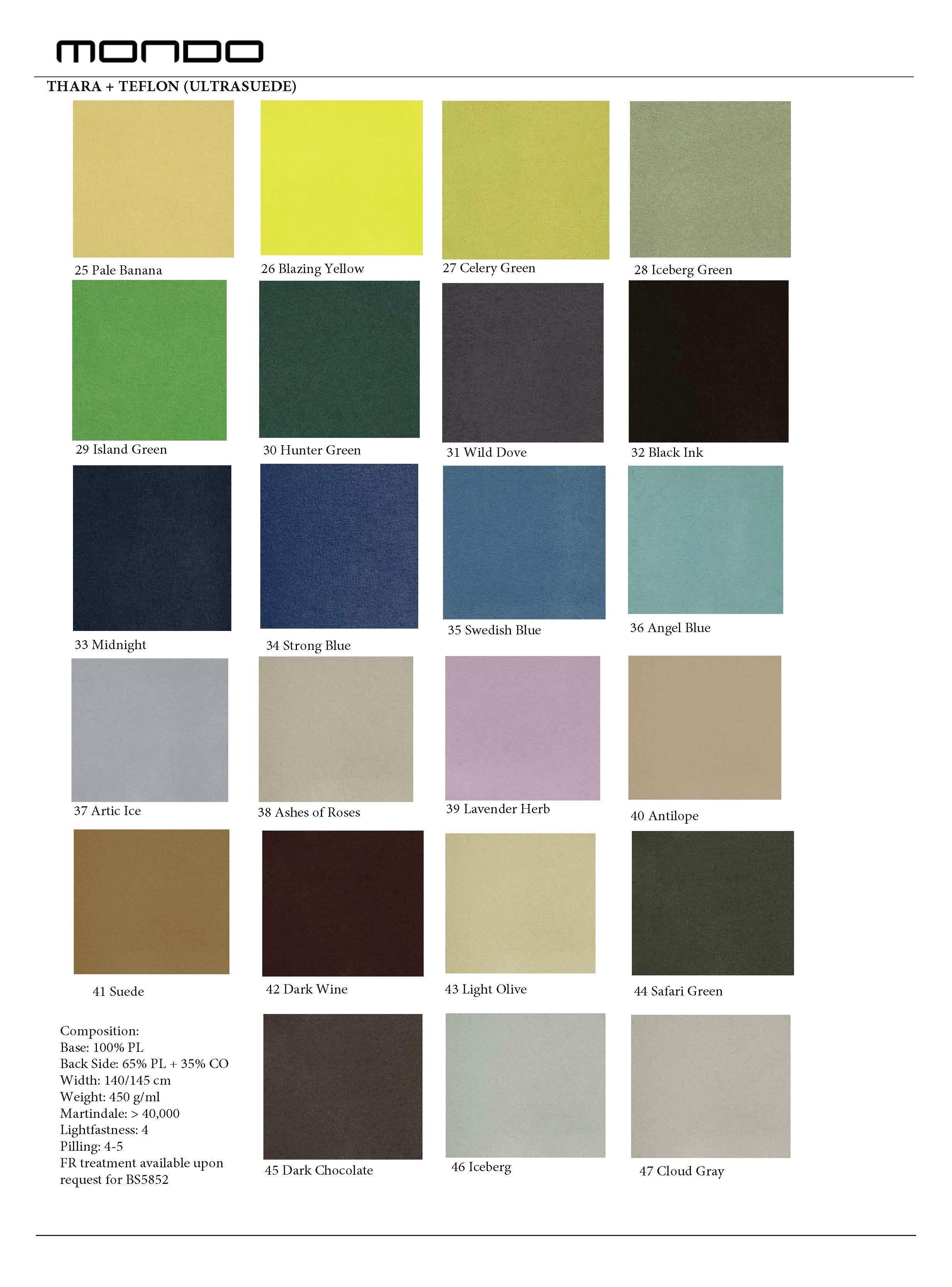 Tissu d'ameublement Canapé à double dossier personnalisable avec Silhouette courbée en tissu Ultra Suede en vente