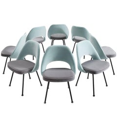 Customizable Eero Saarinen Set of Eight Dining Chairs for Knoll International