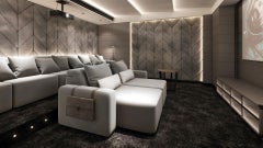 Sofá Reclinable Eléctrico Personalizable Para Cines En Casa De Terciopelo De Alta Resistencia