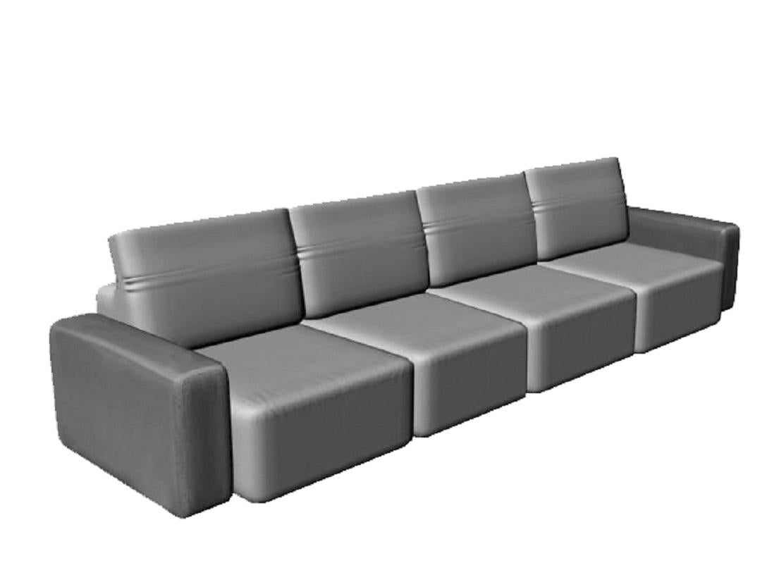 Customizable Electric Reclining Sofa For Home Cinemas In High Resistance Velvet In New Condition For Sale In NEW YORK, NY