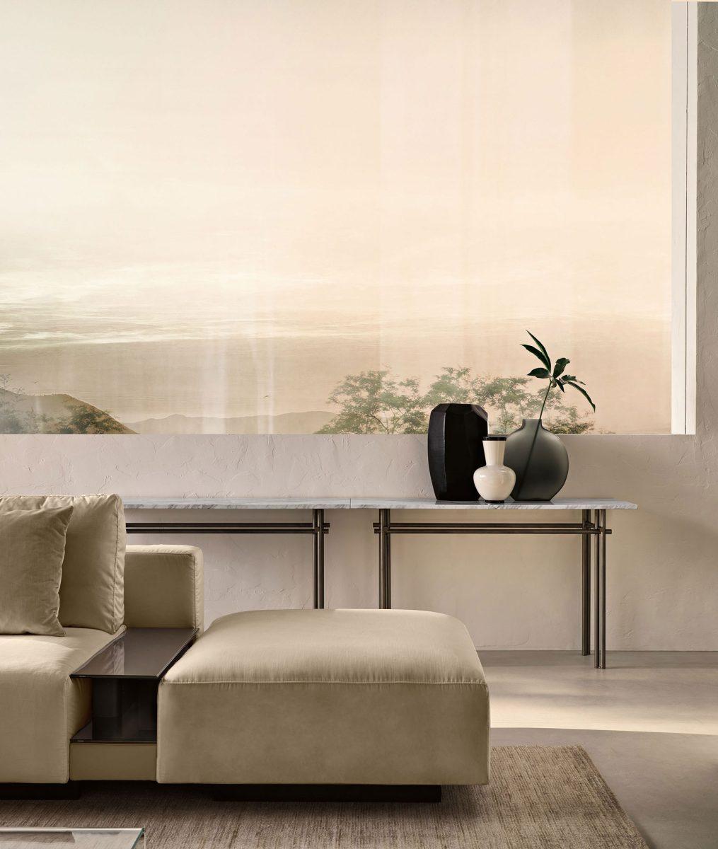 Customizable Fiam Italia Cristaline Glass Console by Marcel Wanders Studios In New Condition For Sale In New York, NY