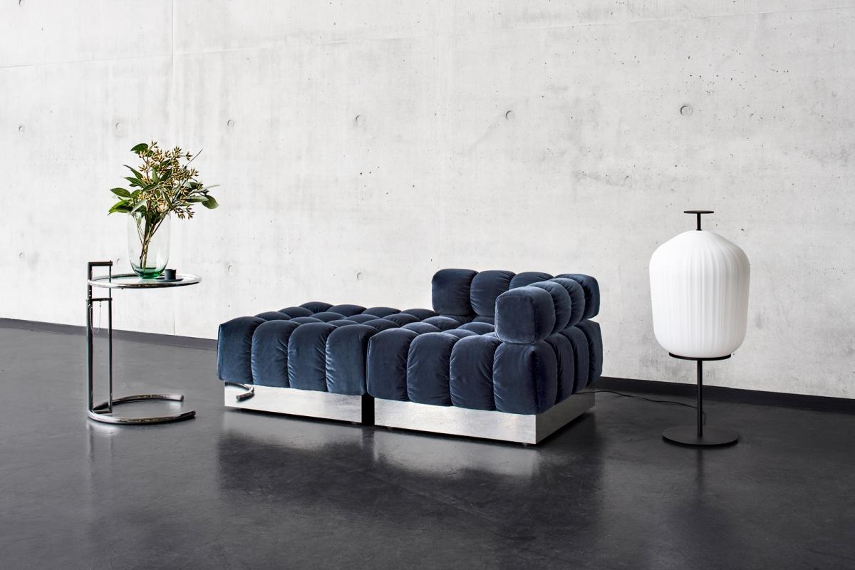 Alluminio Lampada da terra ClassiCon Plissée con finitura personalizzabile di Sebastian Herkner in vendita