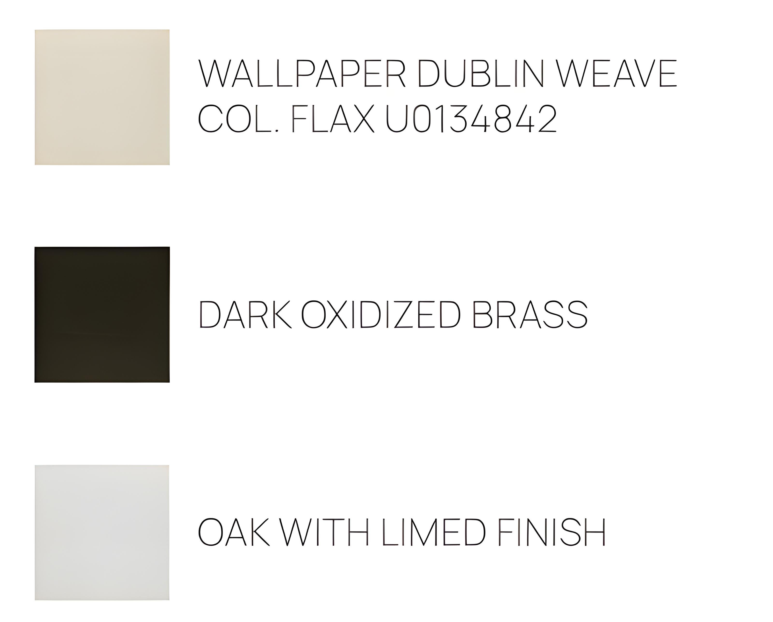 Armadio a quattro ante personalizzabile in legno di Oak Wood con finitura sbiancata e con retroscena in Fabrice in vendita 1