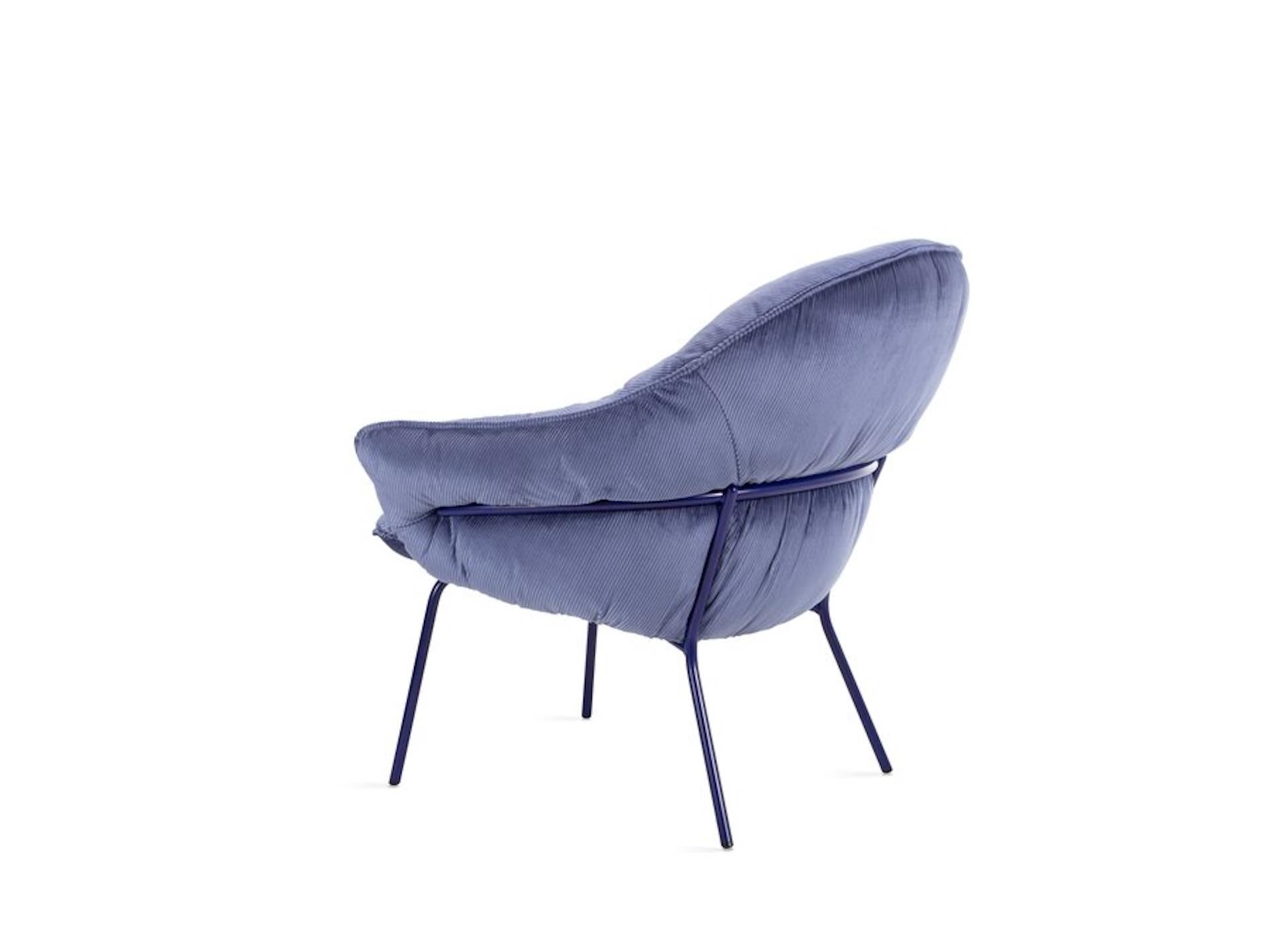 Upholstery Customizable Freifrau Marie Lounge Chair by  Hoffmann Kahleyss Design For Sale