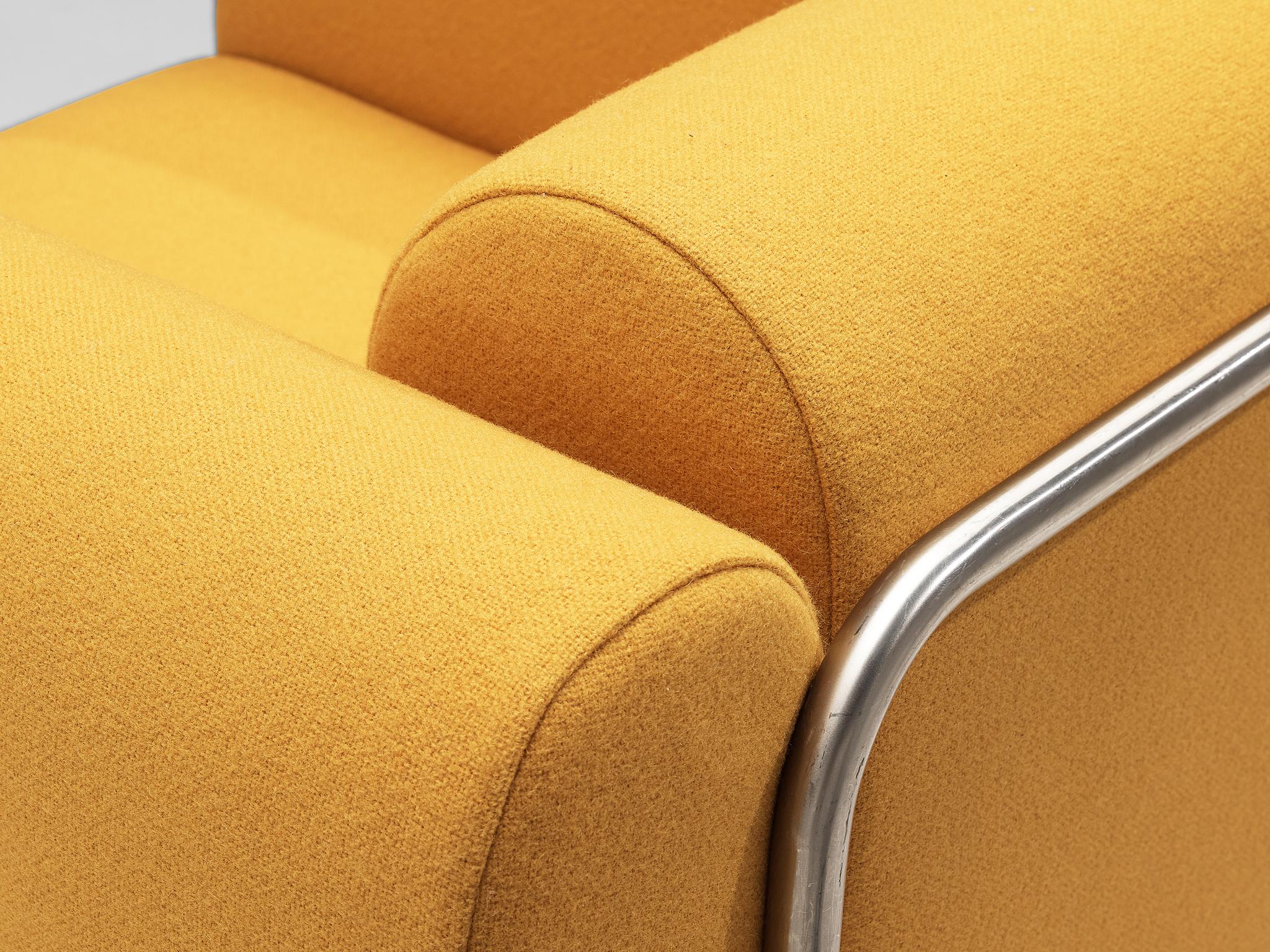 Fabric Byron Botker for Landes Customizable Lounge Chairs with Tubular Frames