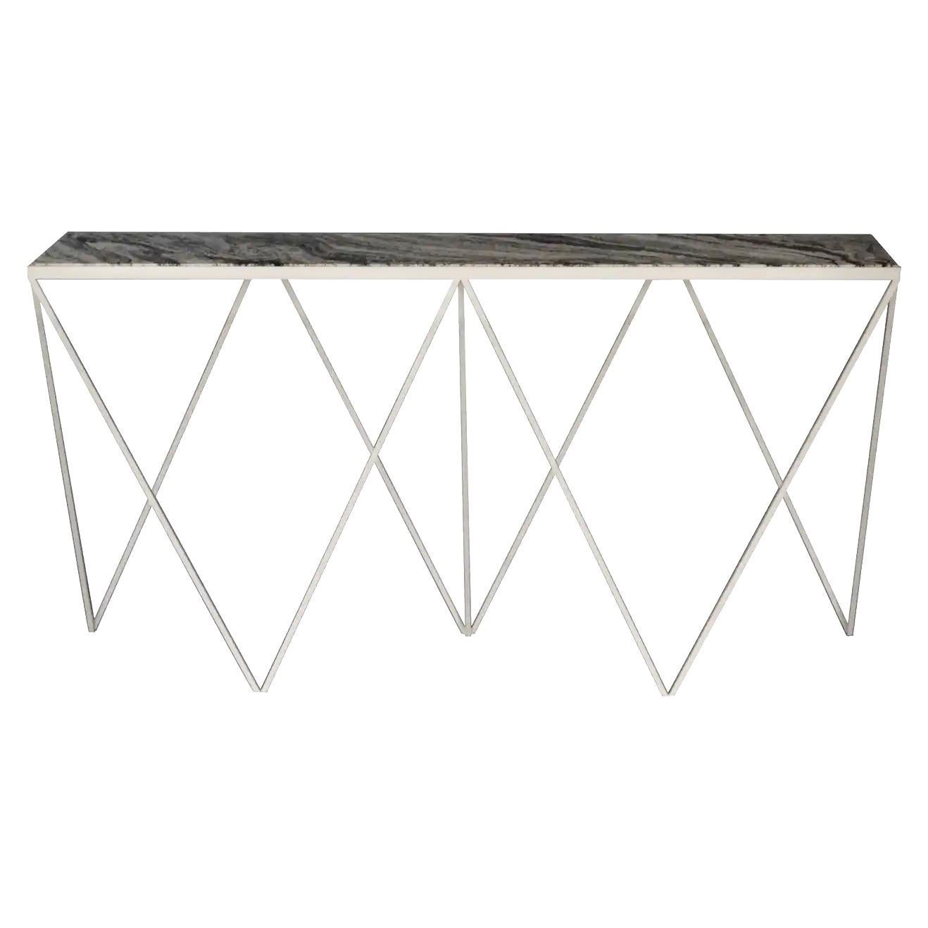 Table console Girafe personnalisable avec plateau en granit - Made in England en vente 6