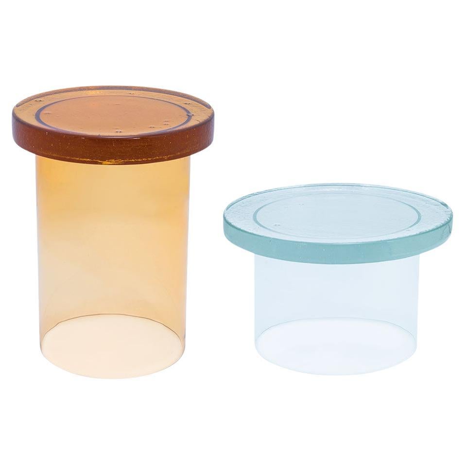 Customizable Glass Color Pulpo Alwa Three TABLES BY SEBASTIAN HERKNER