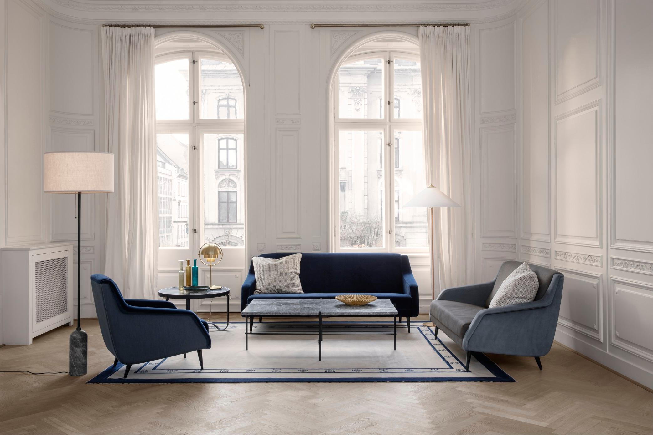XXIe siècle et contemporain Chaise longue personnalisable Gubi CDC entièrement tapissée Conçue par Carlo de Carli en vente