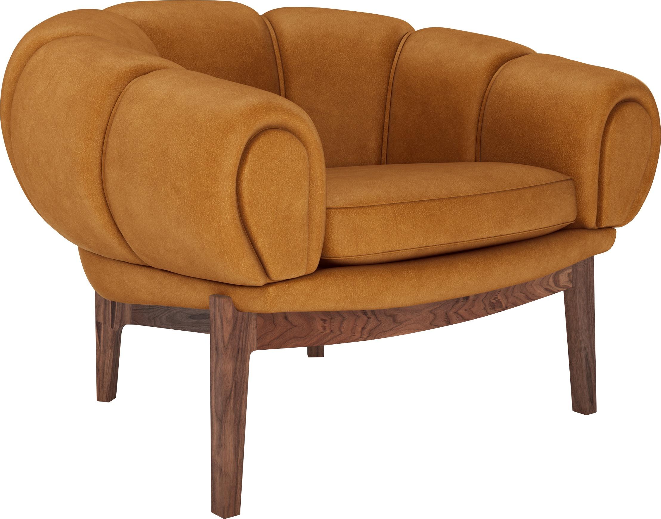 Customizable Gubi Croissant Lounge Chair Designed by Illum Wikkelsø For Sale 9