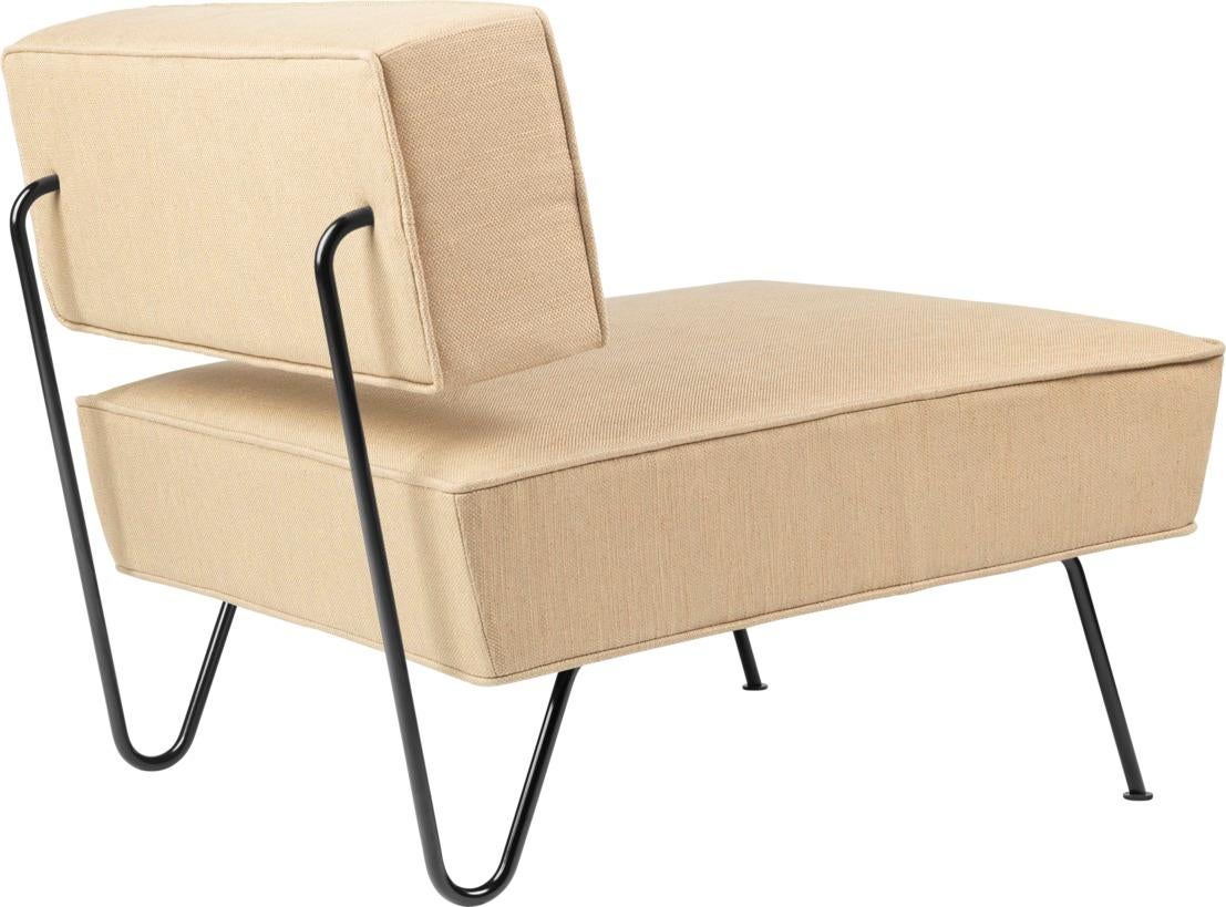 The GT lounge chair was designed by Greta M. Grossman in 1949. The sleek and feminine lines beautifully express the influence Scandinavian design had on her. Designed for comfort and aesthetics, her timeless lounge chair has a feminine and light