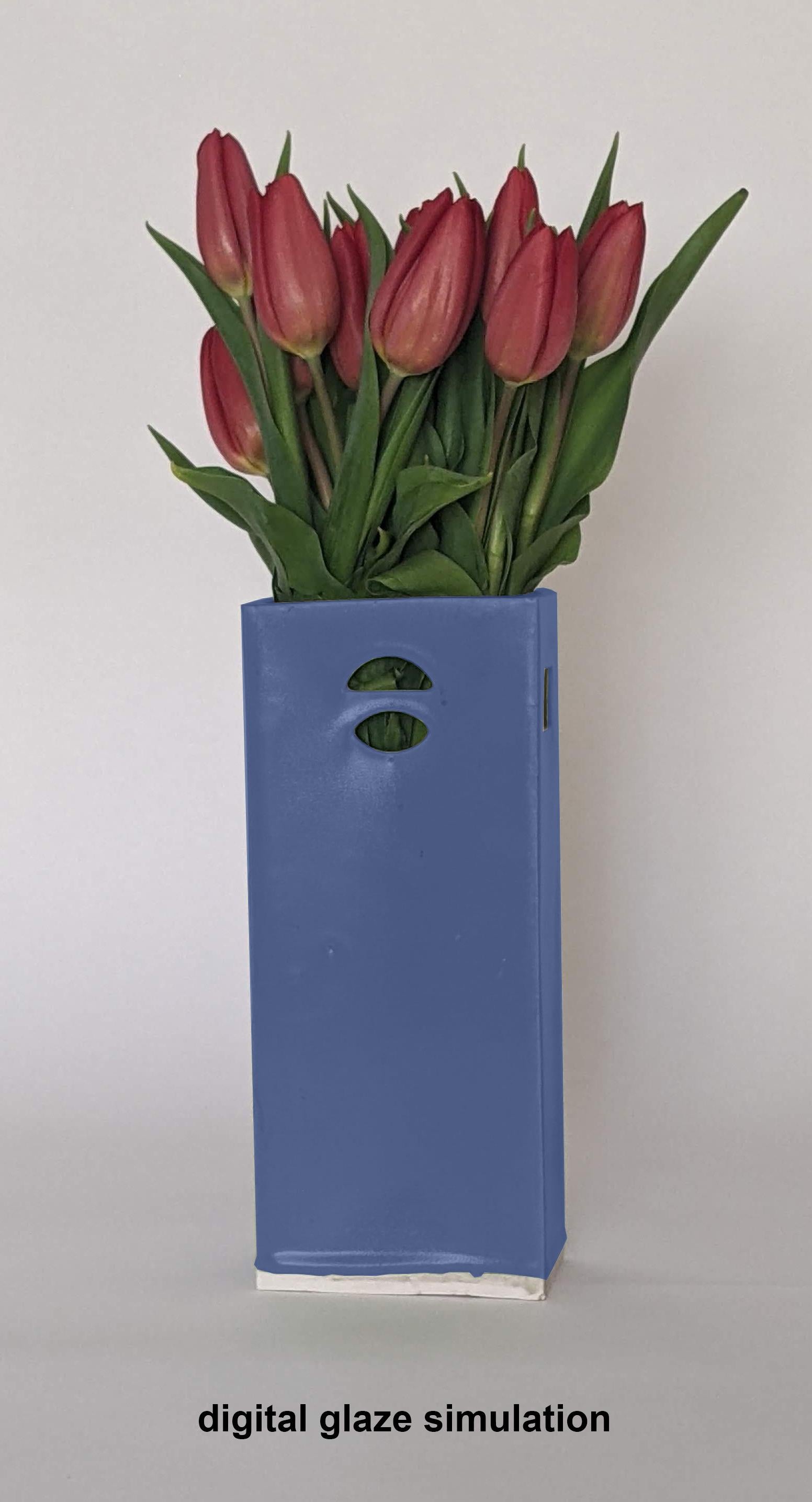 Customizable Hand-crafted Ceramic Vase (Parliament A) by James Hicks For Sale 2
