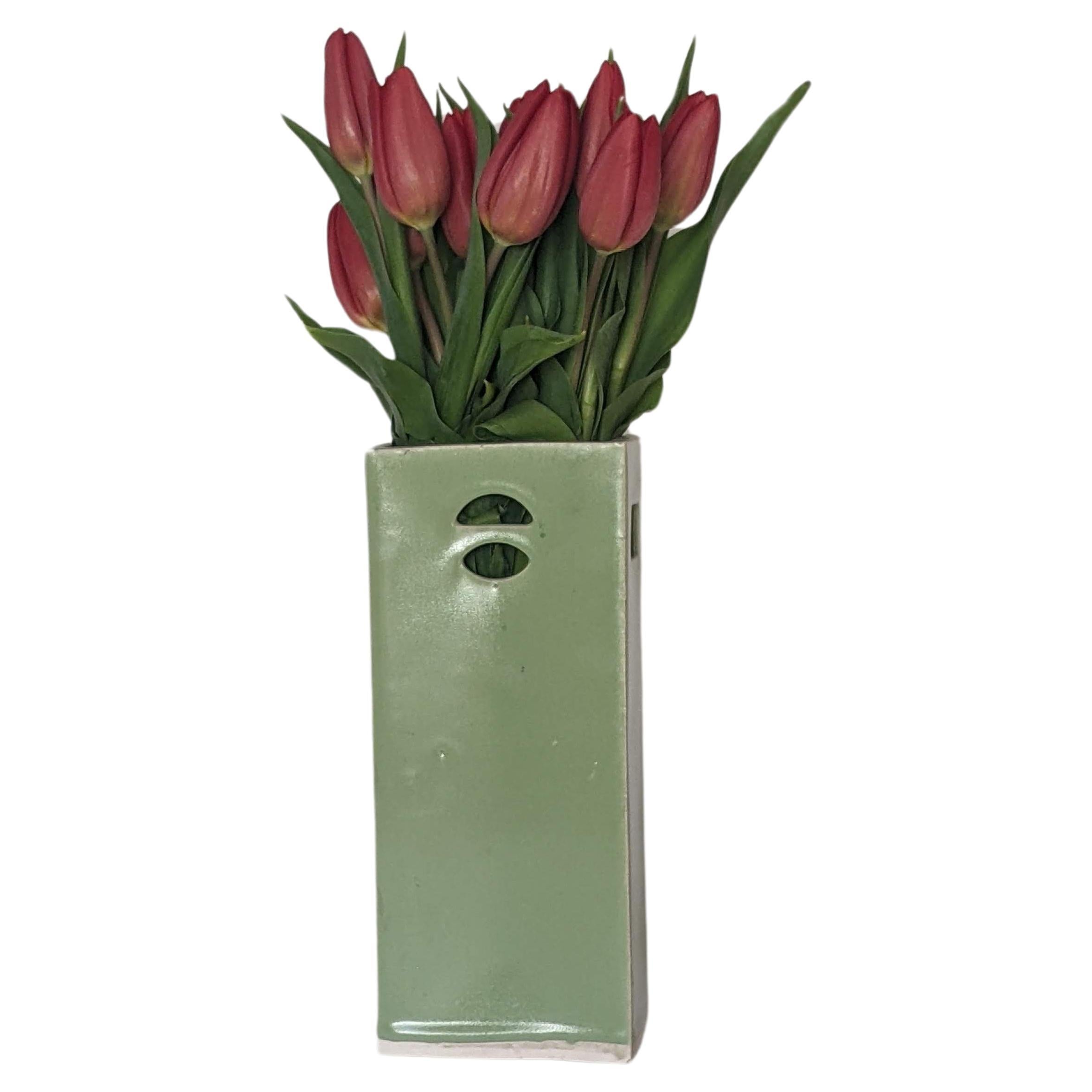 Customizable Hand-crafted Ceramic Vase (Parliament A) by James Hicks For Sale