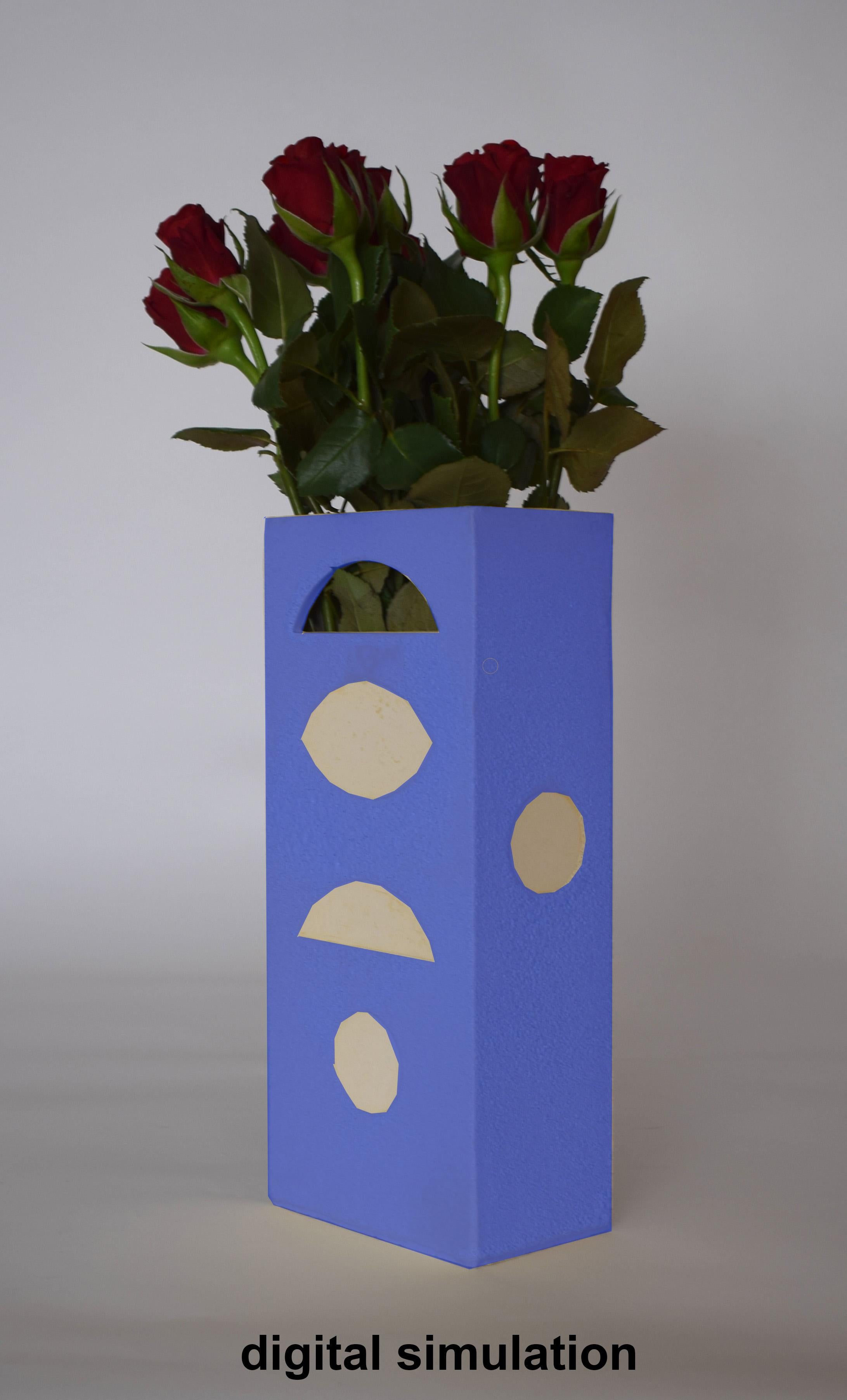 Customizable Hand-crafted Ceramic Vase (Parliament B) by James Hicks For Sale 2