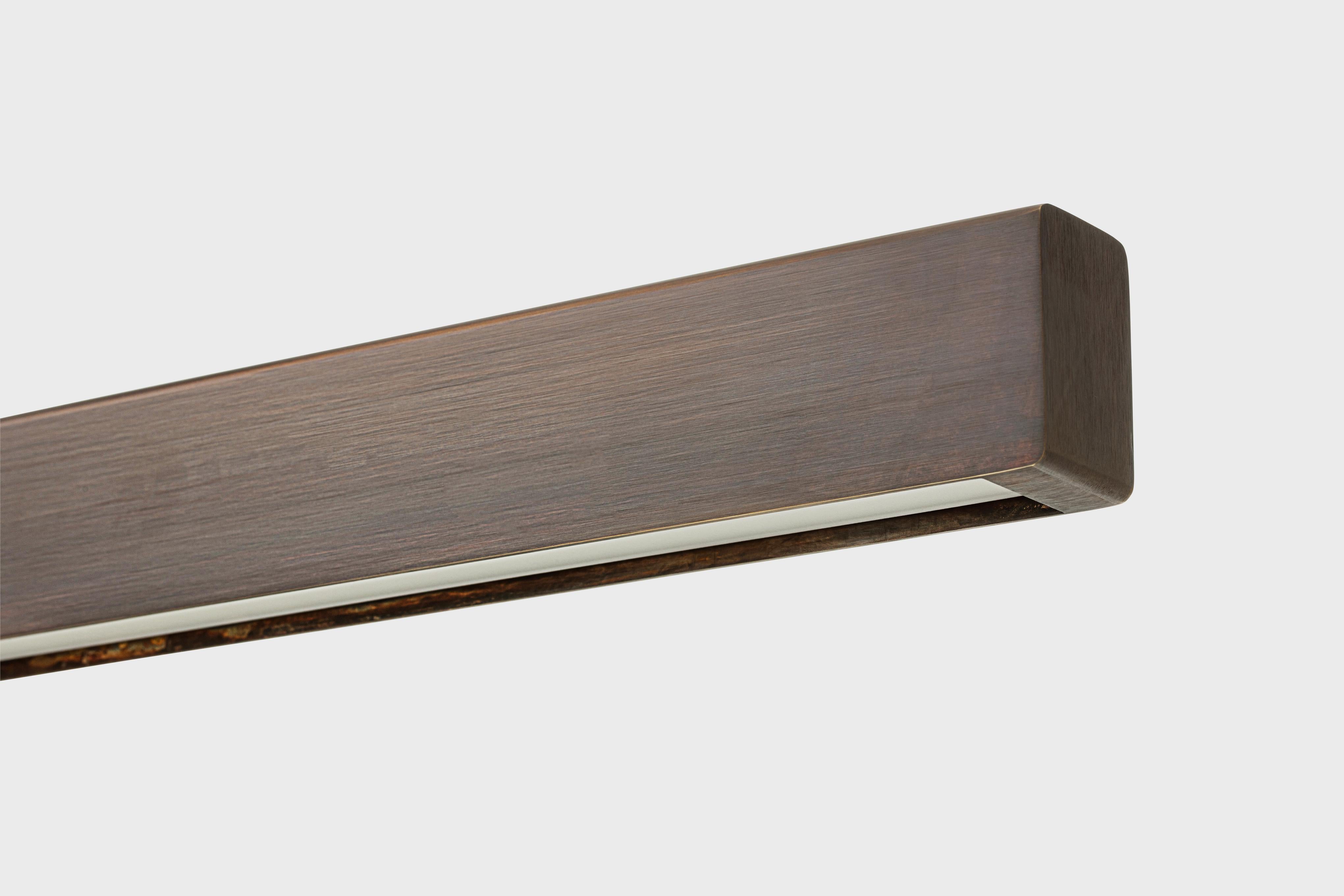 Lampada a sospensione orizzontale personalizzabile 'I-Model Cordless' in ottone brunito, 100 In condizioni Nuovo in vendita a Paris, IDF