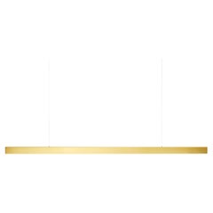 Customizable Horizontal Pendant Lamp 'I-Model Cordless' Brushed Brass, 100