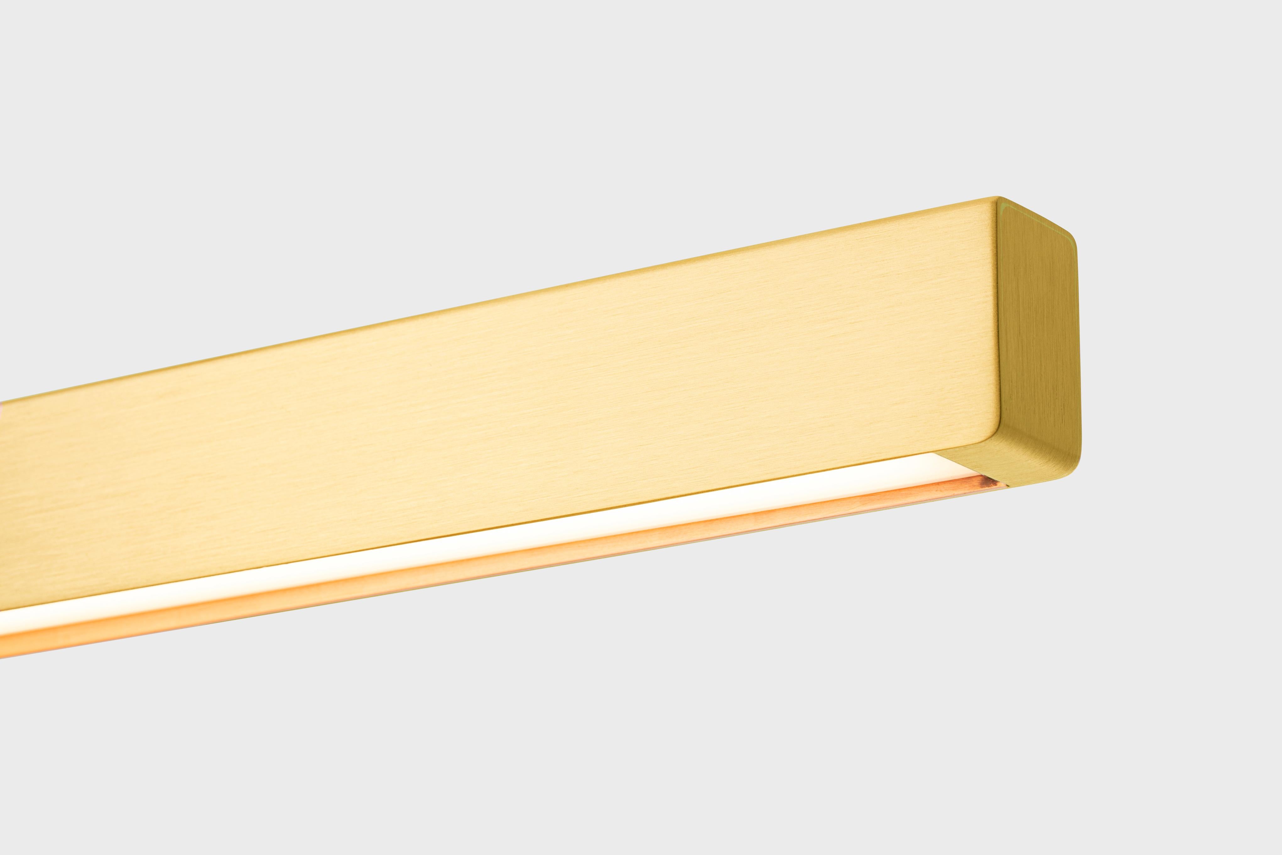 Lámpara Colgante Horizontal Personalizable 'I-Model Cordless' Latón Cepillado, 200 en Nuevo estado para la venta en Paris, IDF