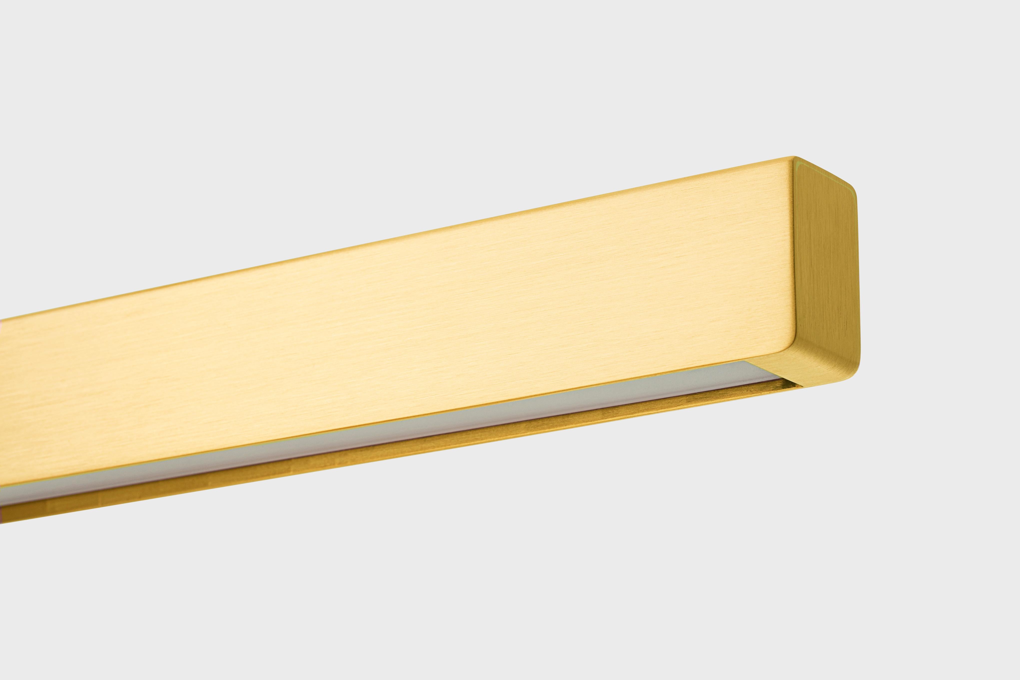 Lámpara Colgante Horizontal Personalizable 'I-Model Cordless' Latón Cepillado, 200 Siglo XXI y contemporáneo en venta