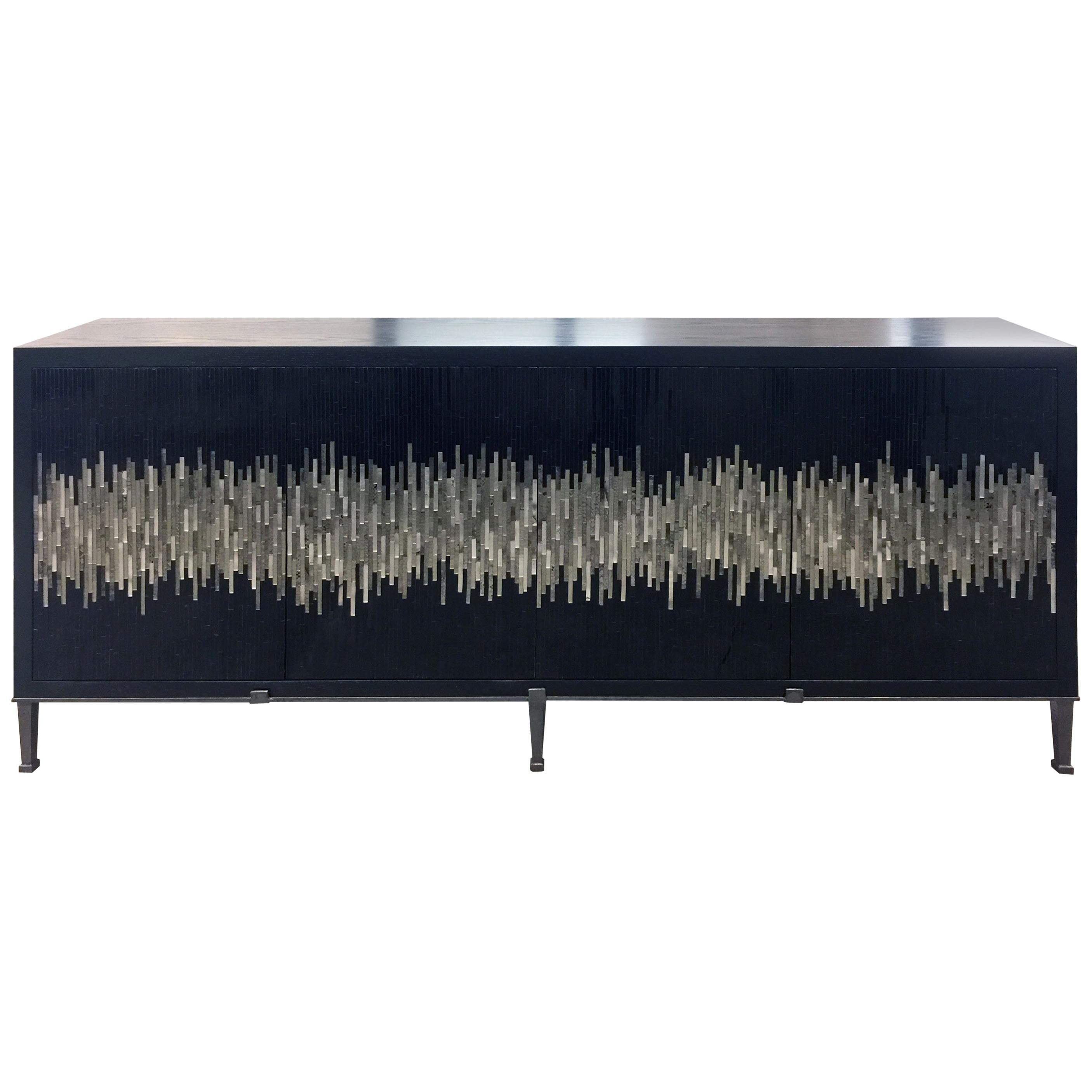 Black and silver buffet deals