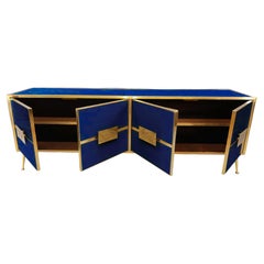 Customizable Italian Sideboard with Murano Glass by Justfurnituress