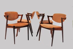Personalizable Kai Kristiansen Modelo 42 Sillas de comedor de palisandro Excelente estado
