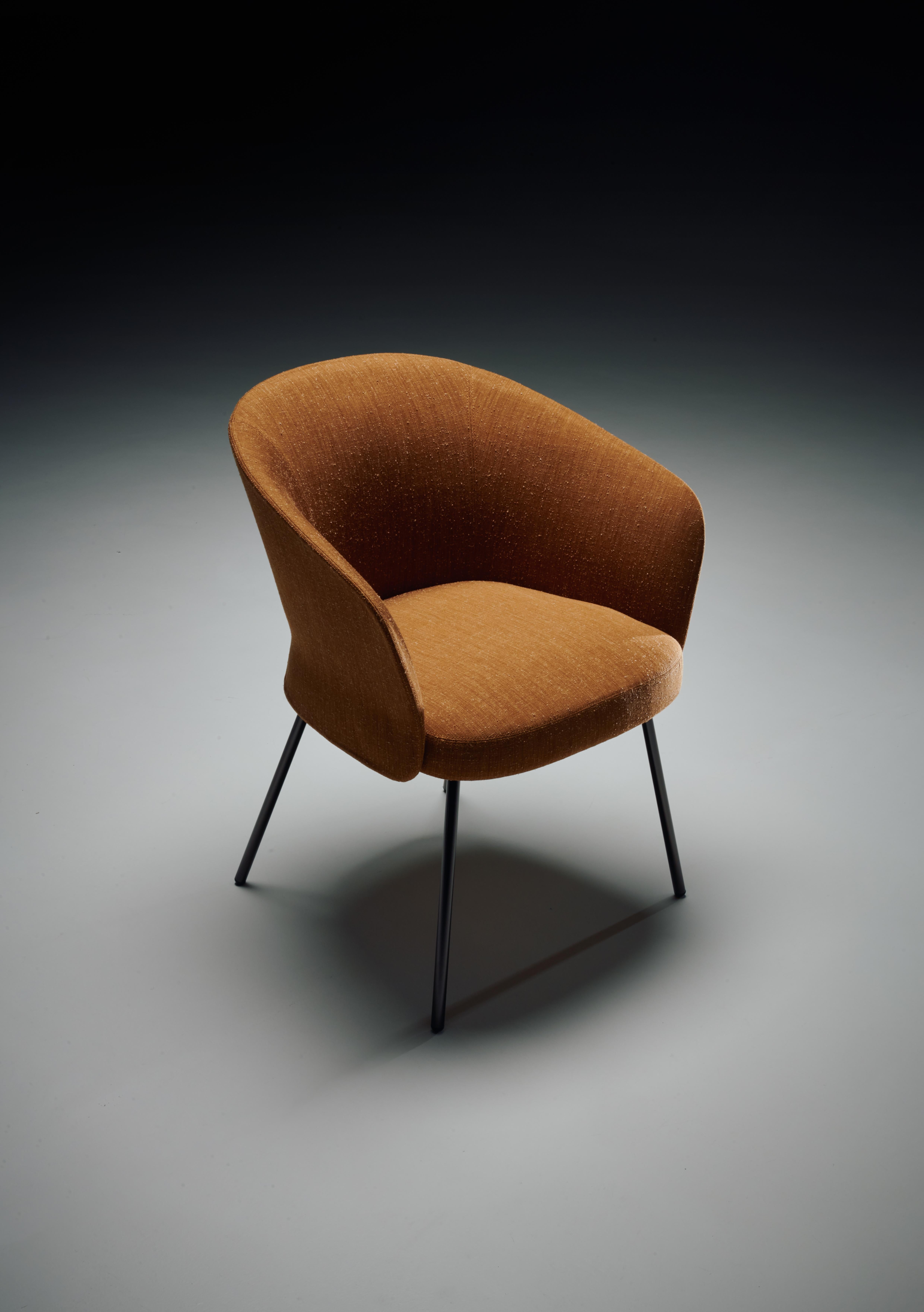 Contemporary Customizable La Manufacture-Paris Breeze Chair by Sebastian Herkner For Sale