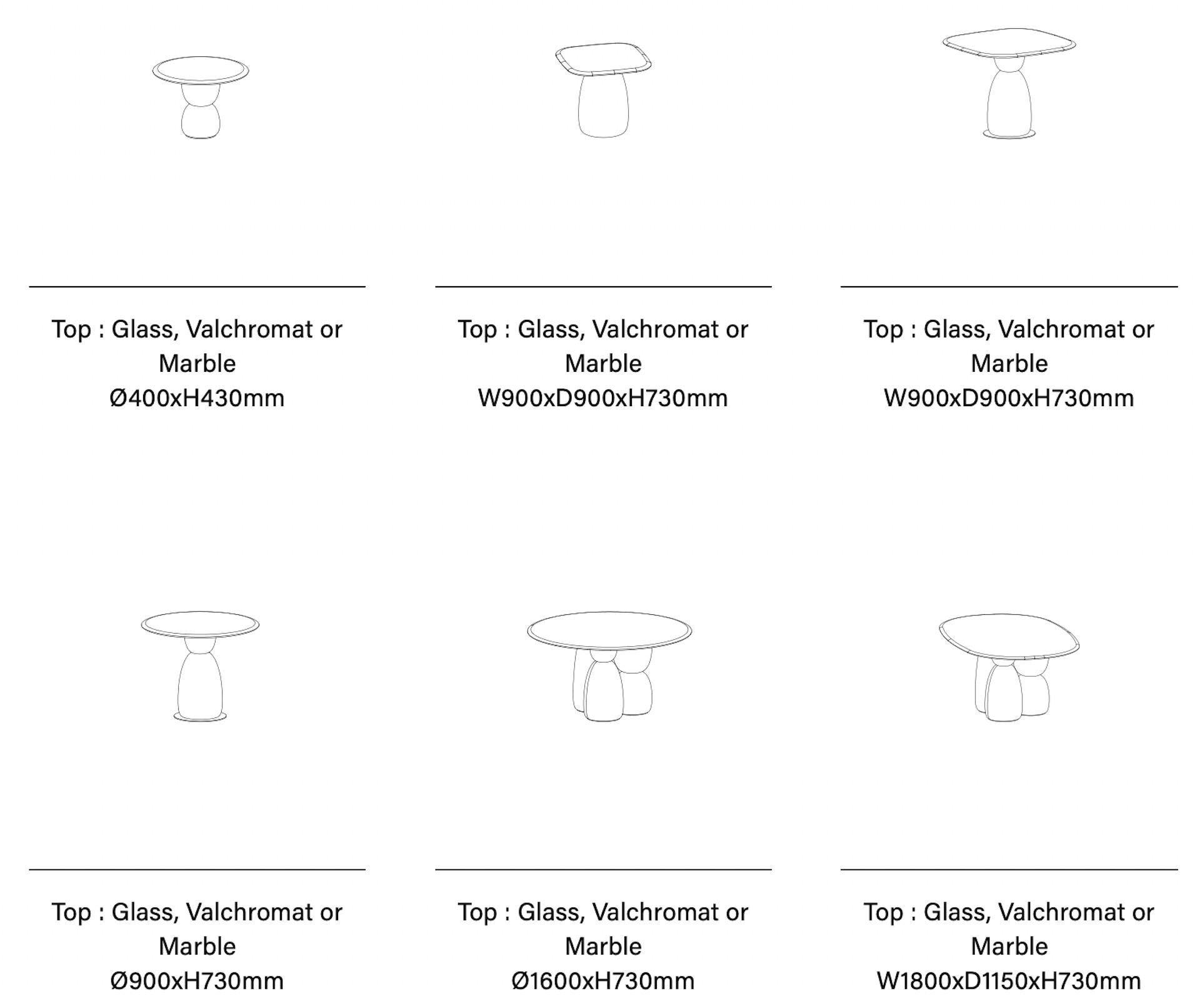 Tavolo personalizzabile La Manufacture-Paris Gem Table di Sebastian Herkner in vendita 10