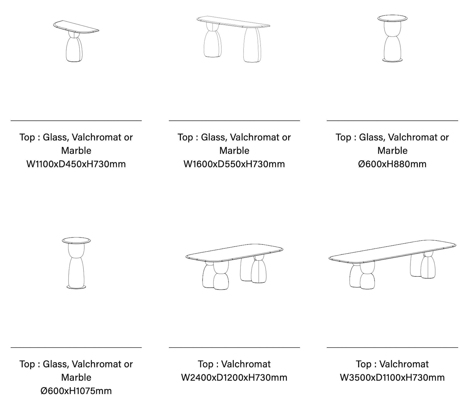 Tavolo personalizzabile La Manufacture-Paris Gem Table di Sebastian Herkner in vendita 11