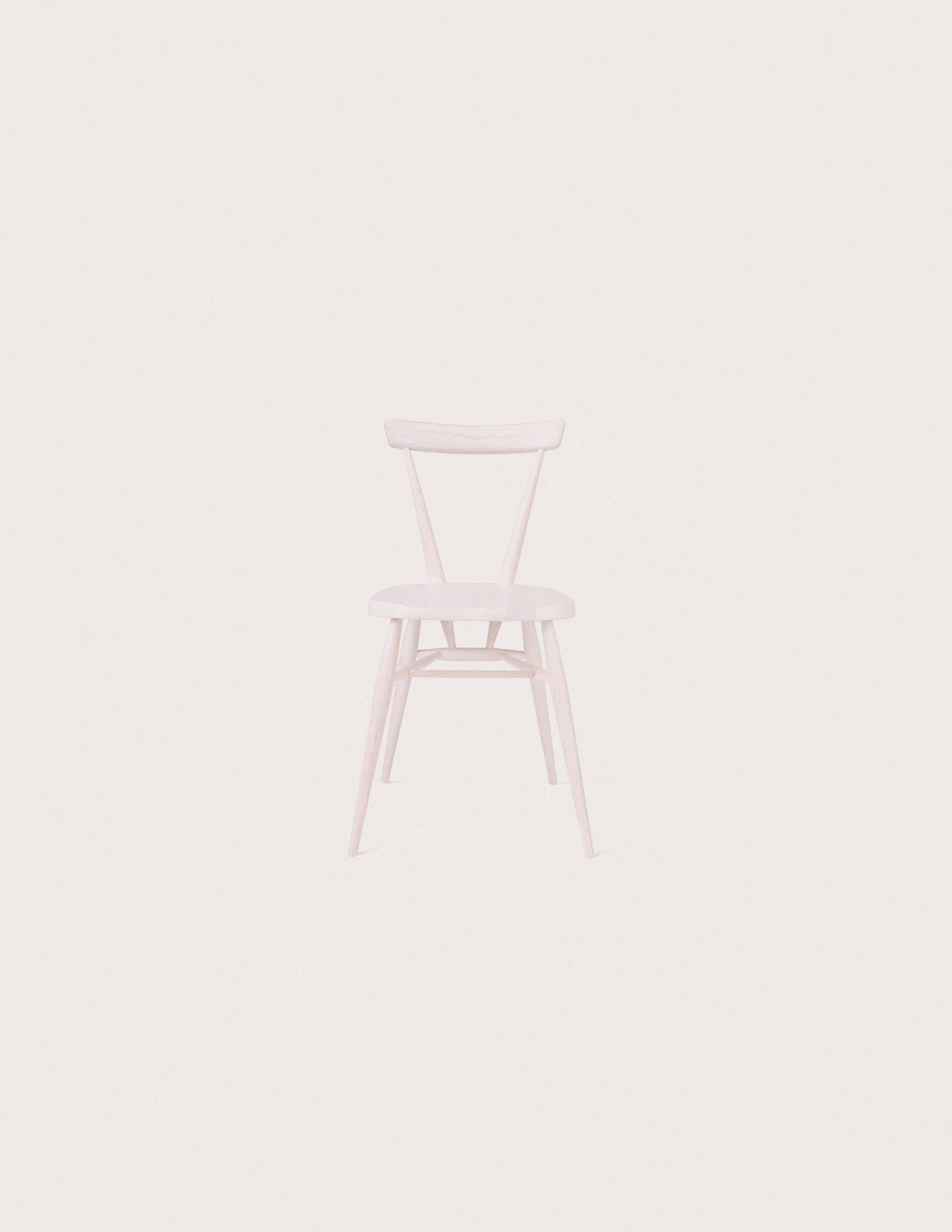 Contemporary Customizable L.Ercolani Stacking Chair by Lucian R Ercolani For Sale