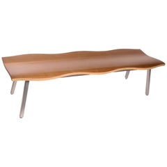 Customizable Maple Three-Seat Bench by Peter Danko