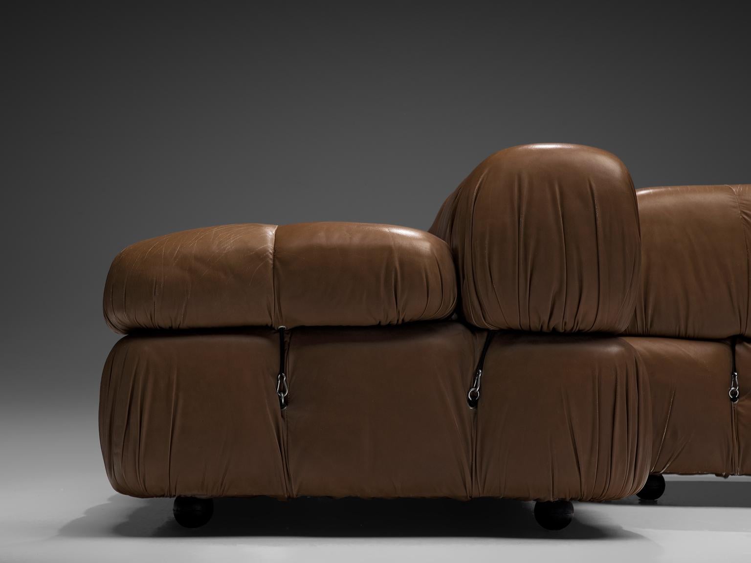 Customizable Mario Bellini 'Camaleonda' Modular Sofa in Original Leather 1