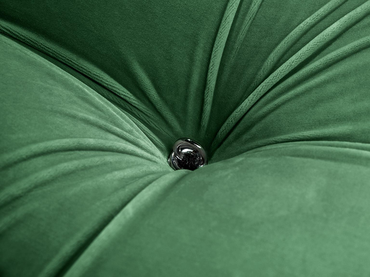 Customizable Mario Bellini 'Camaleonda' Sofa in Emerald Green Velvet In Good Condition In Waalwijk, NL