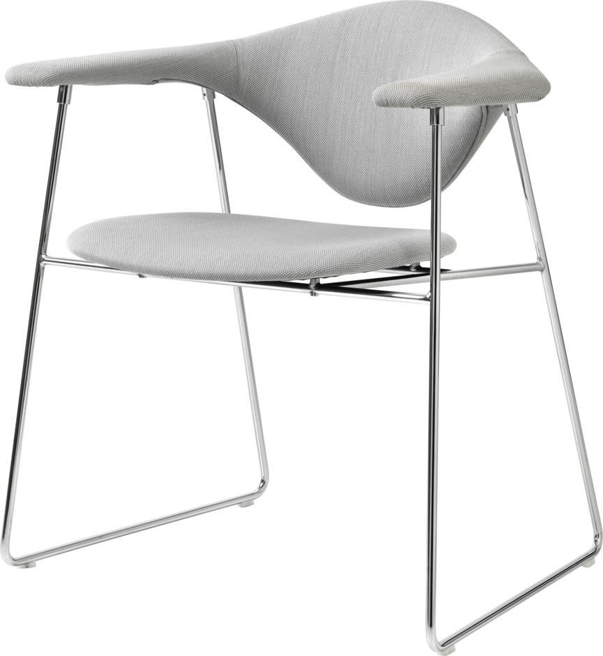 Textile Customizable Gubi Masculo Dining Chair Designed by GamFratesi For Sale