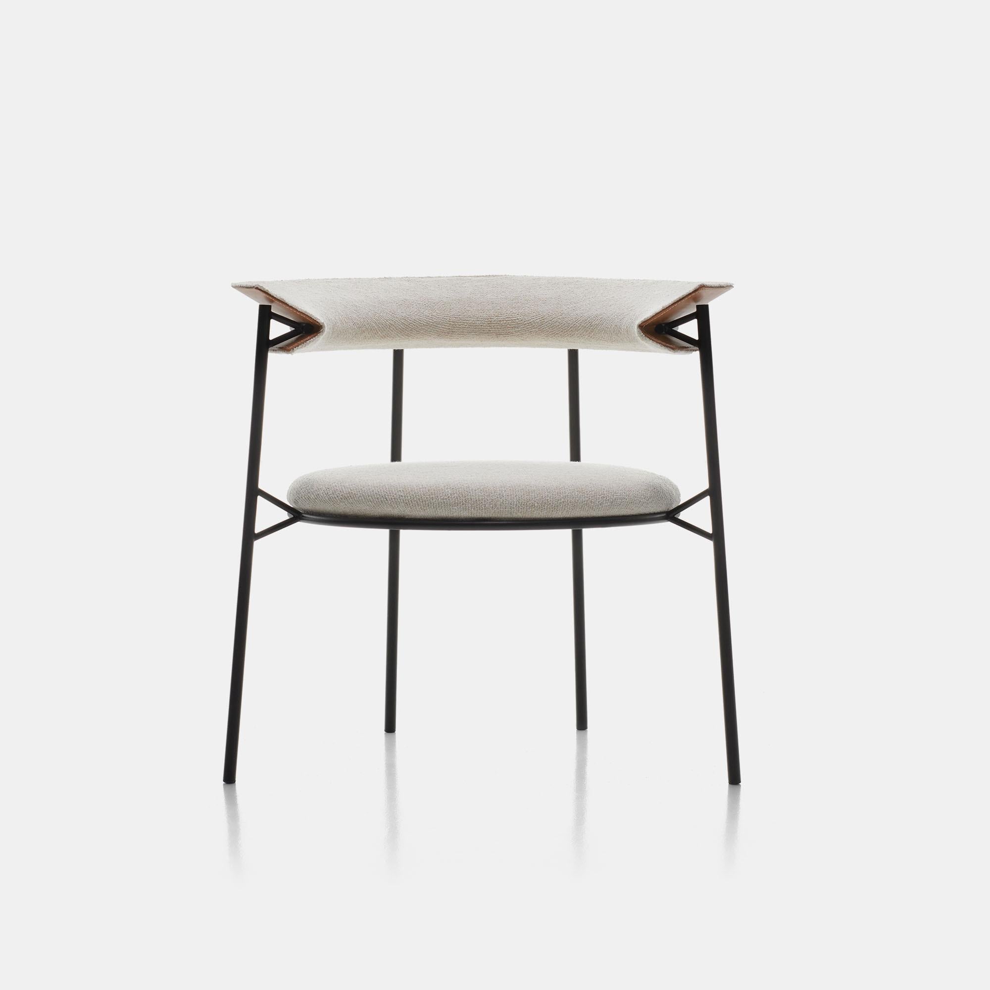 Italian Customizable MDF Italia Cantle Armchair by Marco Lavit For Sale